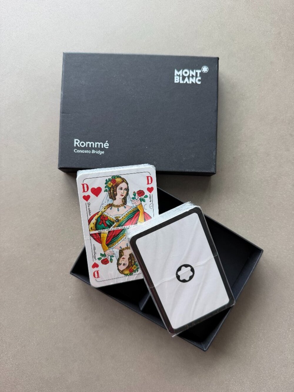 Montblanc Romme Canasta Bridge Playing Cards — NWT/Sealed